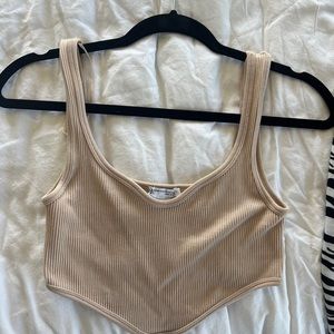 Zara ribbed tank